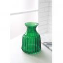 フラワーベース グリーン ガラス アンティーク 花瓶 通販