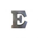 ブリキアルファベットオブジェE インテリア イニシャル ディスプレイ エンブレム プレート