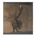 フック 小さめ トリプル アンティーク調 おしゃれ シンプル ブラス ブロンズ 小物掛け 奥行6