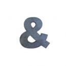 ブリキアルファベットオブジェ&(アンド) インテリア イニシャル ディスプレイ エンブレム プレート