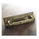 MAIL SLOT ハンドル DIY アンティーク調 ブラス 真鍮 引手 ブロンズ 長さ22