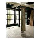 柱 アンティーク調 木製 ブラウン おしゃれ ナチュラル DIY重厚感 ヴィンテージ 高さ223