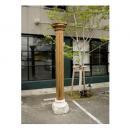 柱 アンティーク調 木製 ブラウン おしゃれ ナチュラル DIY重厚感 ヴィンテージ 高さ263