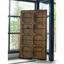 ドア 木製 ミディアムブラウン アンティーク調 シャビー 窓 おしゃれ 飾り 高さ193