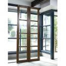 ドア 木製 ミディアムブラウン アンティーク調 シャビー 窓 おしゃれ 飾り 高さ250