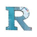 リサイクルアイアン アルファベット オブジェ R ウォールデコ インテリア アンティーク DIY