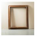 額縁 フレーム ミディアムブラウン 木製 アンティーク調 おしゃれ ディスプレイ 幅90