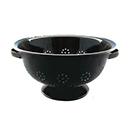 コランダー水切り用ボウル ホーロー 黒・ブラック おしゃれ キッチン 北欧 ナチュラル