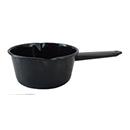 アンプリュスミルクパンL ホウロウ鍋 北欧 ブラック おしゃれ 可愛い レトロアンティーク キッチン