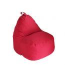 ポップバッグソファースモール レッド 真空パック ウレタン モコモコふわふわ リラックス インテリア