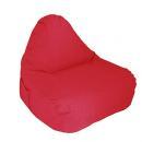 ポップバッグソファー レッド 真空パック ウレタンがふくらんでモコモコふわふわ おしゃれ インテリア