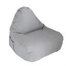 ポップバッグソファー グレー 真空パック ウレタンがふくらんでモコモコふわふわ 可愛い リラックス