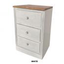 ウッドチェスト(WHITE) 木製 シンプル アンティーク調 北欧テイスト おしゃれ 高さ55