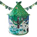 テント 子ども部屋 森グリーン アニマル カラフルコンパクト 持ち運び可 キッズへのプレゼントに