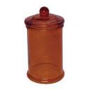 ガラス ボトル ロングジャーS 小瓶 ブラウン茶 蓋 おしゃれインテリアディスプレイ 北欧ナチュラル