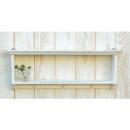 ウォールラック 木製 ディスプレイ棚 アンティーク 北欧 ナチュラル シャビーホワイト 白 壁掛け