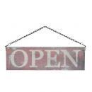 ウッデンドアプレート レトロアンティーク OPEN/CLOSE 店舗カフェディスプレイ エントランス