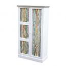 カラフル家具ファニチャーキャビネット 夏家具 レトロ クラシック アンティーク調 重厚感 お洒落 棚