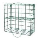 レトロアイアンシェルフ ラック 棚 2段 Mサイズ レトロ アンティーク 壁掛け 収納 ディスプレイ