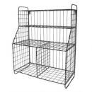 クルールアイアンシェルフ ブラック アンティークワイヤー 棚ラック シャビー ナチュラルインテリア