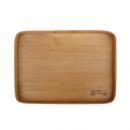 ブラウンノルディックトレー 北欧 木製 おしゃれ シンプル おしゃれ ロゴ 自然な木のぬくもり L