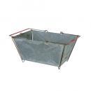 TIN MARKET BASKET Antique finish Galvanized 収納