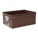 D.M.S ''GARAGE'' 16L BROWN 収納 ケース おしゃれ インダストリアル 整理