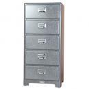 5 DRAWERS CHEST GRAY チェスト シンプル 5段 おしゃれ スタイリッシュ