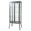 DR.CABINET (L) H.GRAY キャビネット ガラス シンプル おしゃれ 高162