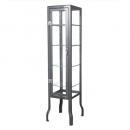 SHIRTS CASE L GRAY キャビネット ガラスケース おしゃれ 高165