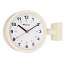 DOUBLE FACE CLOCK 170D IVR 掛け時計 アイボリー おしゃれ 幅28.5