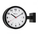 DOUBLE FACE CLOCK 170D BLACK 掛け時計 ブラック おしゃれ 幅28.5
