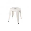 FOOT STOOL (S) OFF WHITE 椅子 スツール おしゃれ スチール 高さ45