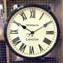 掛け時計 ブラック シンプル モダン インテリア アンティーク おしゃれ ガラス 直径50