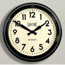 掛け時計 モダン おしゃれ ガラス ブラック アンティーク シンプル 直径45