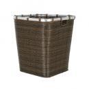 ARTIFICIAL RATTAN BASKET 収納 ラタン 耐水 かご ランドリー 高さ40