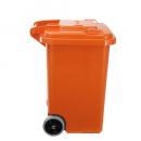 PLASTIC TRASH CAN 45L ORANGE ダストボックス ごみ箱 高さ57.5