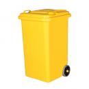 PLASTIC TRASH CAN 65L YELLOW ダストボックス ごみ箱 高さ68