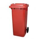 PLASTIC TRASH CAN 120L RED ダストボックス ごみ箱 高さ94