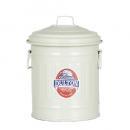 BABY GARBAGE CAN IVORY ダストボックス ゴミ箱 オシャレ 缶 ポップ 直径12