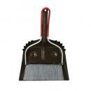 SMILLY SET BROWN ちりとり ほうき カジュアル オシャレ 掃除用具 長さ43.5