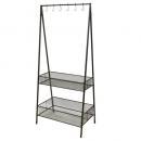 メタルラック×フック シェルフ ディスプレイ 棚 3段 鉄 金属 通販