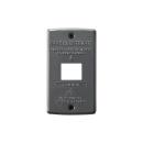 スイッチプレート インテリア おしゃれ アクセント  スチール アメリカン 重さ0.06kg グレー