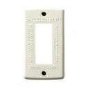 スイッチプレート アクセント おしゃれ インテリア スチール アメリカン 重さ0.06kg バター