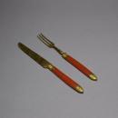 フルーツフォーク&ナイフ アンティーク調 ブラス 通販