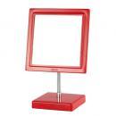 SQUARE MIRROR RED スタンドミラー 鏡 シンプル スクエア 高さ26.5