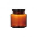BEOBA GLASSWARE JAR AMBER ジャー ポット 高さ12