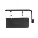 HANGING SIGN 28 ハンギング サインボード ブラックボード アイアン 黒板 幅28