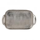 E.P. HOTEL TRAY WITH HANDLE S NICKEL トレイ シルバー 幅26