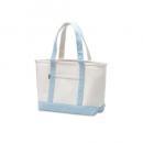 キャンバストートバッグ ベビーブルー ラージ 帆布 バッグ 鞄 カバン 通販